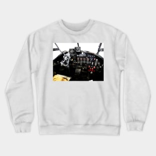 RAF World War 2 AVRO Lancaster cockpit Crewneck Sweatshirt